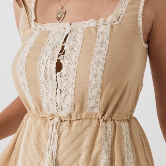 Spell Cinder Midi Dress in Nude - Picture 14 of 16